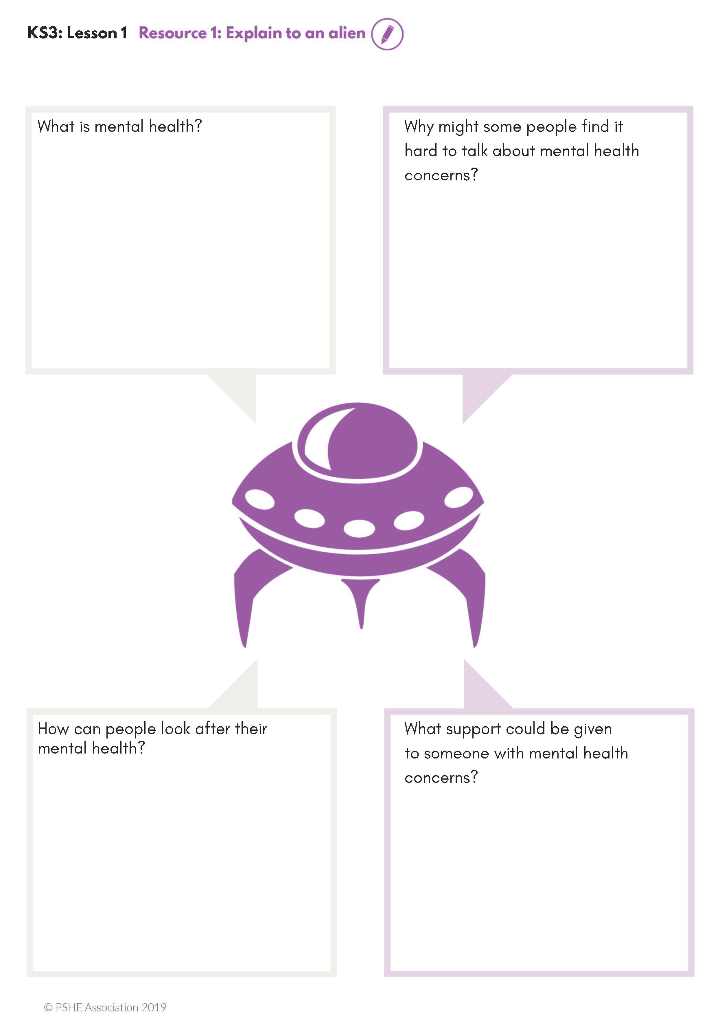 Mental health and emotional wellbeing pack